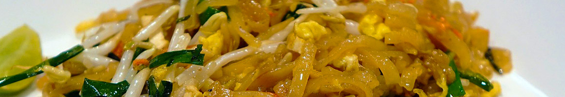 Eating Asian Fusion Thai at Bhan Thai restaurant in Mt Laurel Township, NJ.
